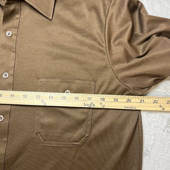 Vintage 70s Sears‎ Kings Road Shirt Mens Size Large Disco Rockabilly Polo Retro - Picture 7 of 7